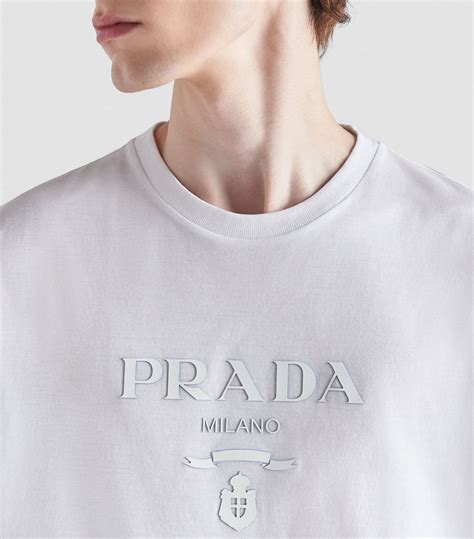 mens prada t-shirt|harrods men's Prada t shirts.